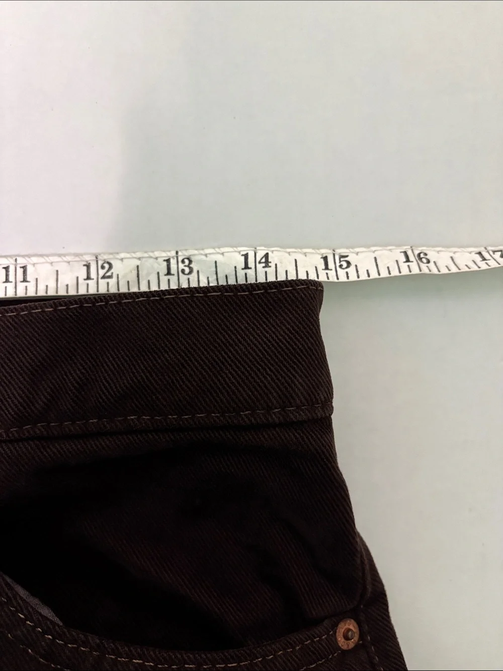 Levi’s 554 Men’s Vintage Size 31 X 36 Relaxed Fit Straight Leg Brown Jeans